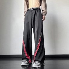 小众百搭休闲裤男高街潮流冲锋裤长裤子KK423/P41，男装休闲裤，电商D202-1