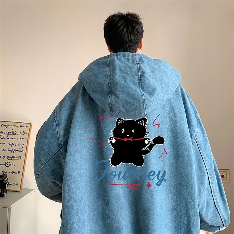 控价158牛仔棉衣男大码加绒羊羔绒牛仔棉服男棉袄NM53412-P140,男装棉衣,电商A040