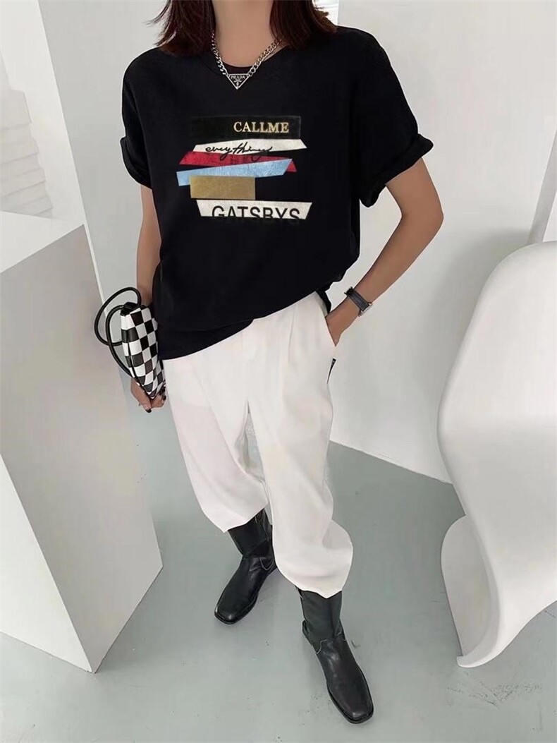 2021/秋/短袖T恤，女装T恤，潘朵拉