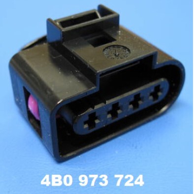 Volkswagen Audi Car Ignition Coil Harness Plug 4P Connector 1J0 /8K0 /4B0 973 724