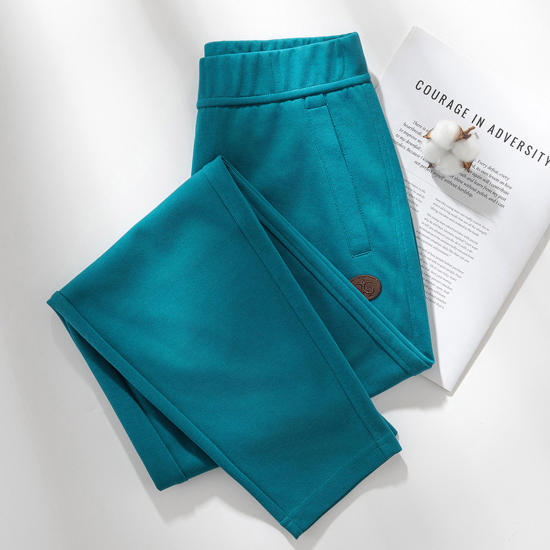 Lightweight Green Harem Pants for Women, Summer Thin Style 2024 New Casual High-Waisted Women's Long Pants, Summer Sports Pants for Women