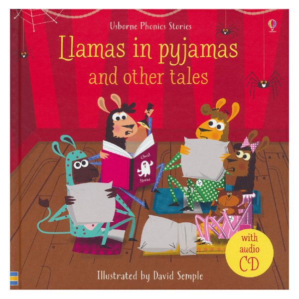 Usborne 尤斯伯恩 Llamas in Pajamas and Other Tales 自然拼读绘本故事合集6合1 附光碟 天猫优惠券折后￥54包邮（￥89-35）