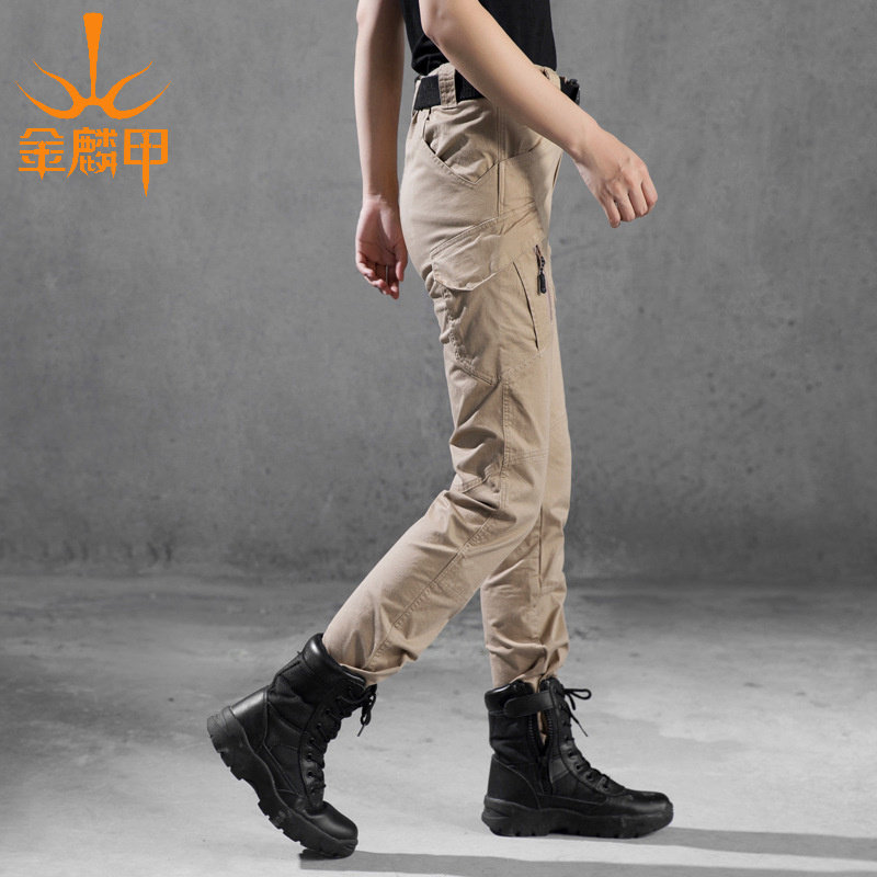 High Waist American Engineering Pants Woman Autumn Winter Elastic Straight Drum Display Slim Casual Uniformed Pants Original Juku Green Pants Tide
