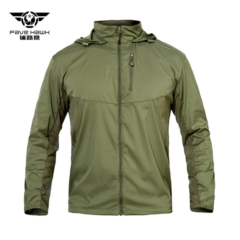 Stock Sourcing Tactical Skin Clothing Elastic Camouflay Skin Coat Tactical Windsuit Breathable Skin Cloths PLY-34