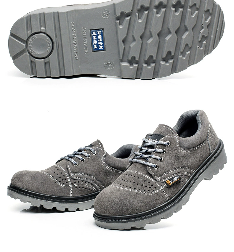 Labor protection shoes for men in winter, breathable, lightweight, anti-odor, anti-smash, anti-puncture, safety insulated, old steel plate for construction site work