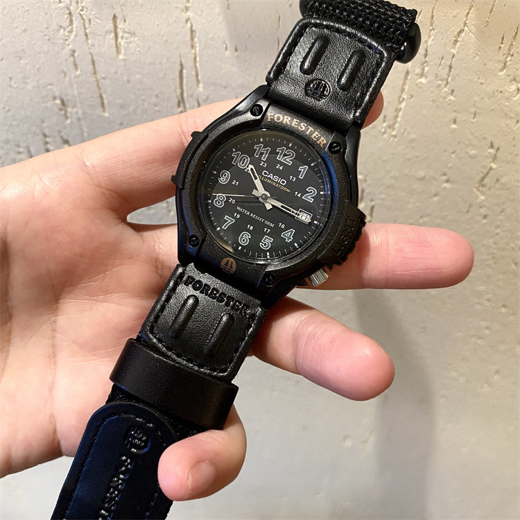 Япония и Южная Корея часы casio卡西欧ft-500wc-5b aw-80v-5b 森林人复古帆布时尚运动手表