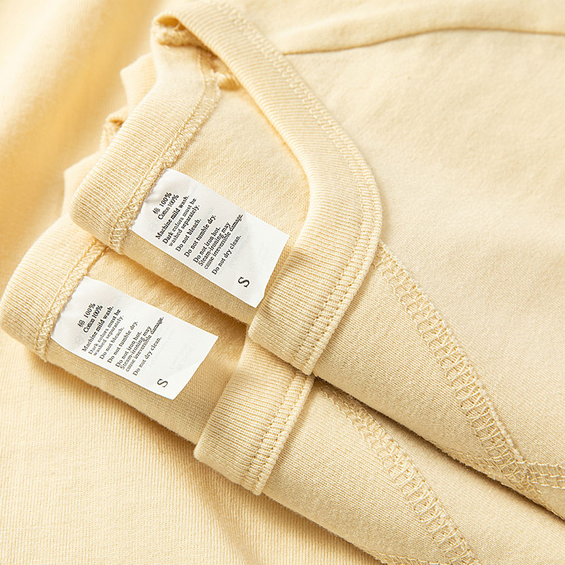 250g heavy pound pure cotton round collar short sleeves T-shirt Almond color casual loose Bottoms Cardiovert Summer Cover for men and women T