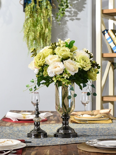 Стеклянное прозрачное украшение для гостиной, европейский стиль, легкий роскошный стиль, популярно в интернете, в американском стиле