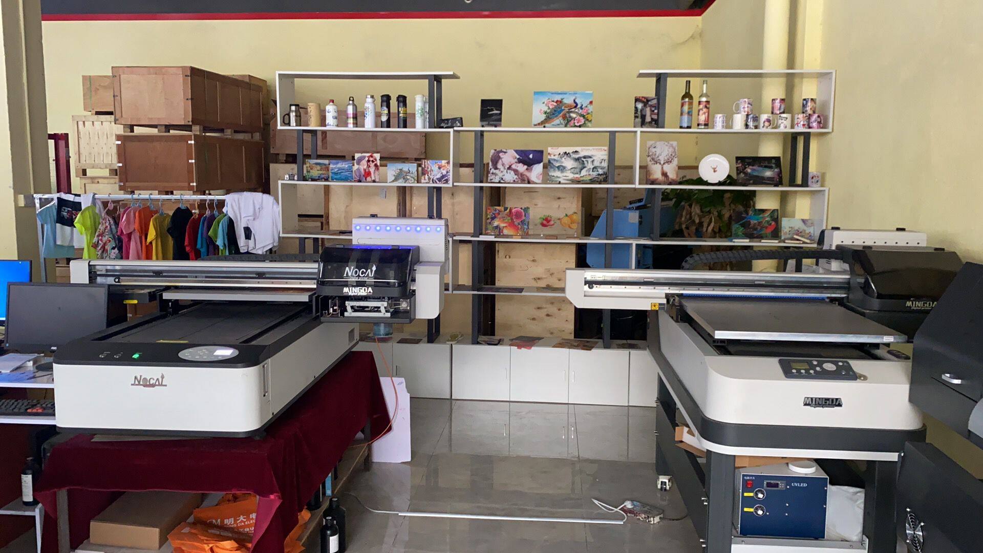 Фото машины pet打印机 白墨打印机 热转印打印机 pu打印机  柯式烫画打印机 Mingda