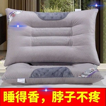 High pillow does not deform the pillow core is hard and thick summer cool pillow full Cassia cervical vertebra single pressure not flat high elastic