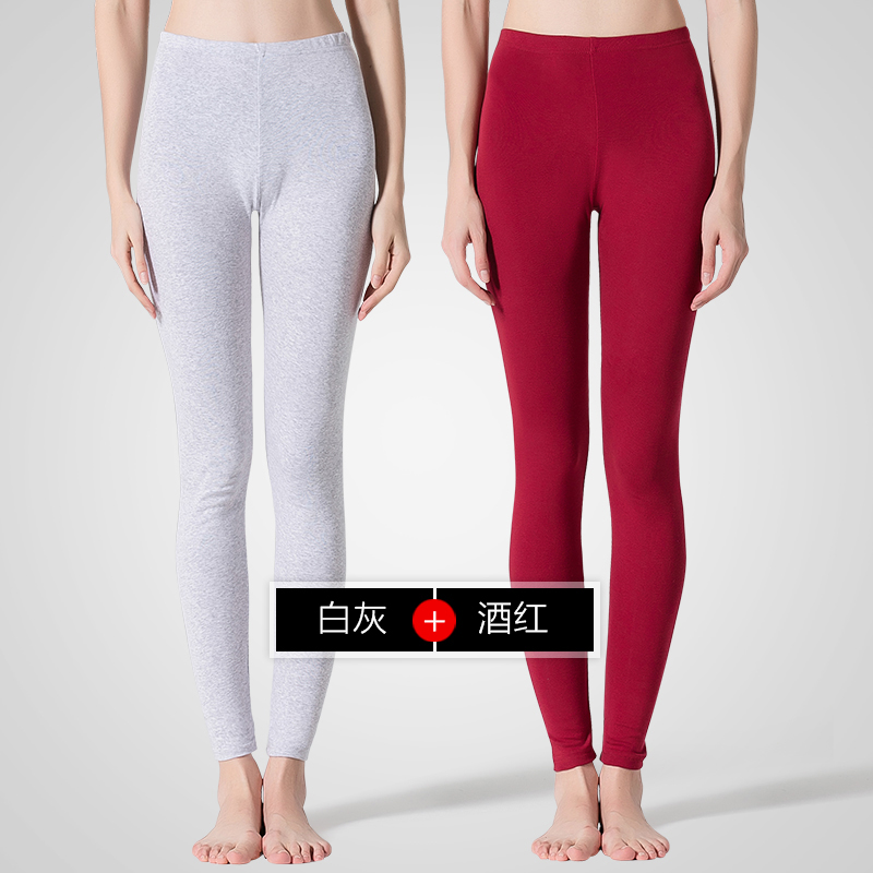 Womens quần mùa thu nữ bông mặc linepants linepants mỏng xà cạp bông eo cao quần ấm mùa thu và mùa đông.