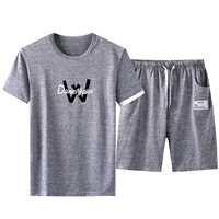 [Короткие рукава+шорты] W-стиль-серых