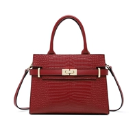 Бордовый, крокодиловый принт, подарок на день рождения