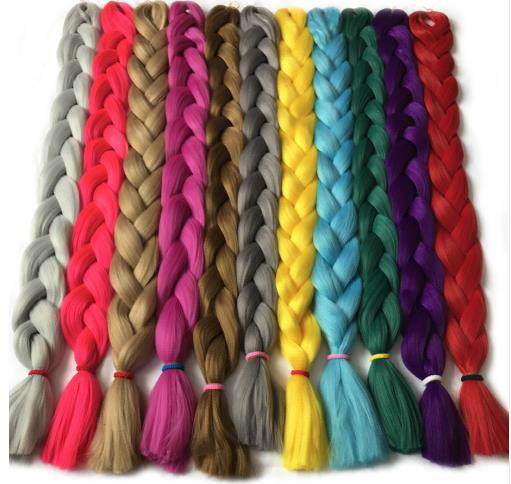 Wig Dirty Braid Braids Chic Hair Fiber Hair Braid High Temperature Silk 165g Pure Color 41 Inch 5 Dress Wholesome