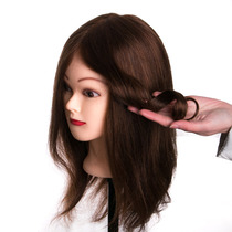True hair head mold practice head hair with dummy head mold can be dyed scalded washed cut blown dyed