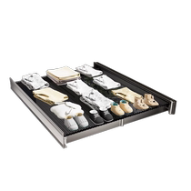 Punch-free drying net balcony telescopic invisible clothes drying rack folding hidden household clothes drying window sill artifact 1305