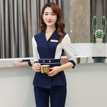 Beauty technician work clothes women autumn and winter New Health Care Center foot bath foot therapy high-end skin management beauty salon set