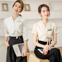 Beauty salon overalls Womens autumn and winter foot bath technicians new skin management health SPA Senior beautician set