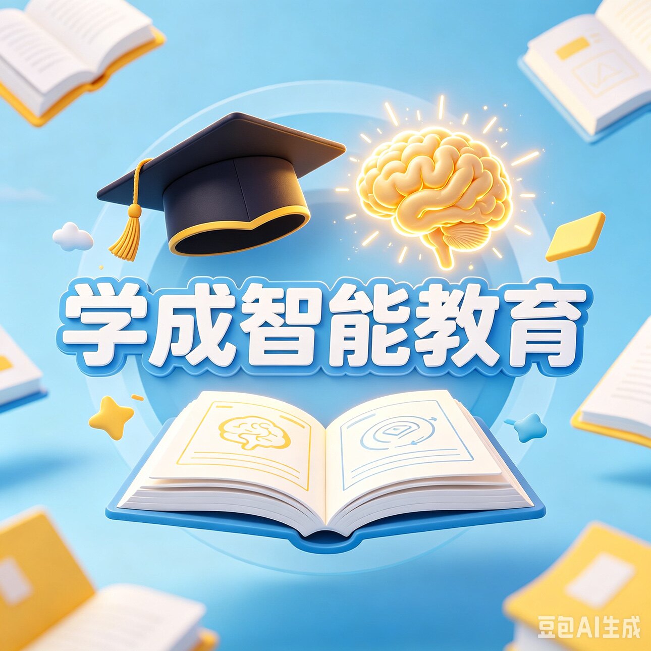 学成智能教育的LOGO