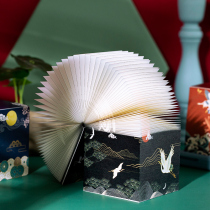 Ancient style sticky note paper brick creative classical Chinese style profiled non-sticky three-dimensional 3d post-it notes Net red shake notes Simple ins wind Sticky note sticker hand account material paper hand-torn small notepad