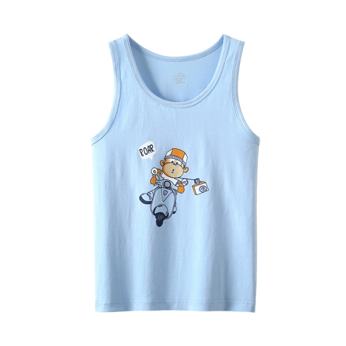 恒源祥 Детская хлопковая тонкая майка для мальчиков, базовый бюстгальтер-топ, подходит для подростков