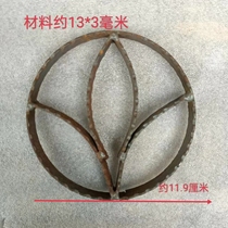 Iron Magnolia Flower Iron Circle Iron Art Decoration Iron Flower Stand Accessories Iron Bedside Table Accessories