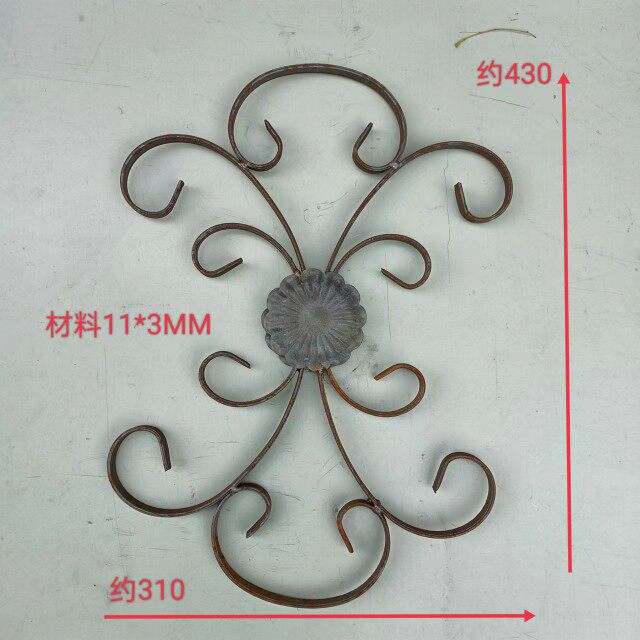 Wrought Iron Floral Columns Iron Gate Accessories Iron Art Balustrade Accessories Iron Art Lace Iron Art Pass Accessories Iron Art Flower Shelf 