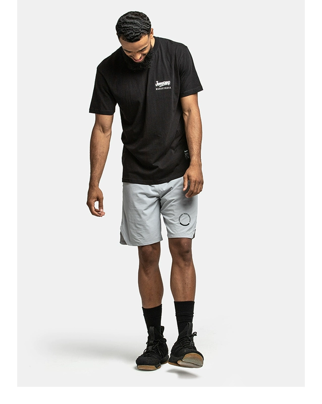 JEMVSUNP2019 mùa hè mới cho nam áo thun ngắn tay xu hướng cotton cá tính mẫu áo thun bóng rổ giản dị hoang dã - Áo phông thể thao áo thun lạnh nam adidas