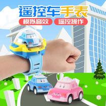 Shivering Children Mini Remote Control Toy Car Watch Society The Same Toy Little Car Lord