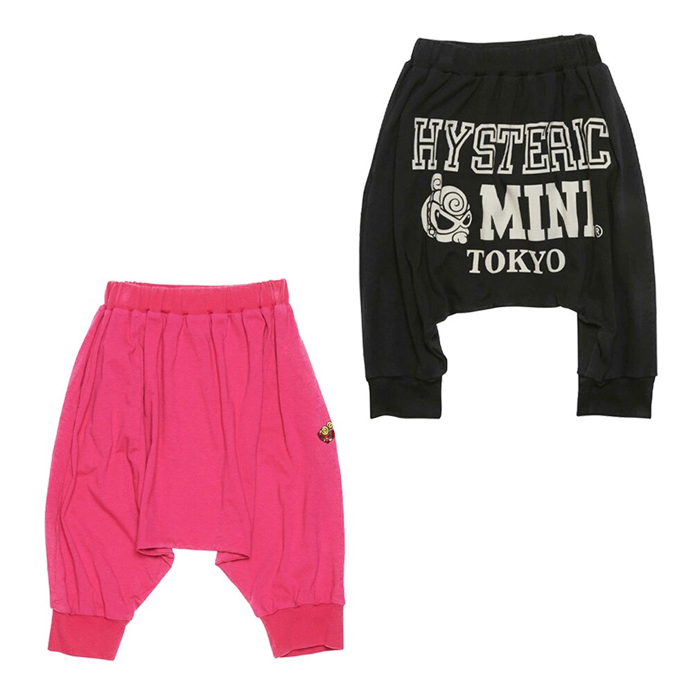 22 summer trendy brand children's clothing Teddy graffiti letters children's pacifier men's and women's baggy pants baby harem pants middle baggy pants