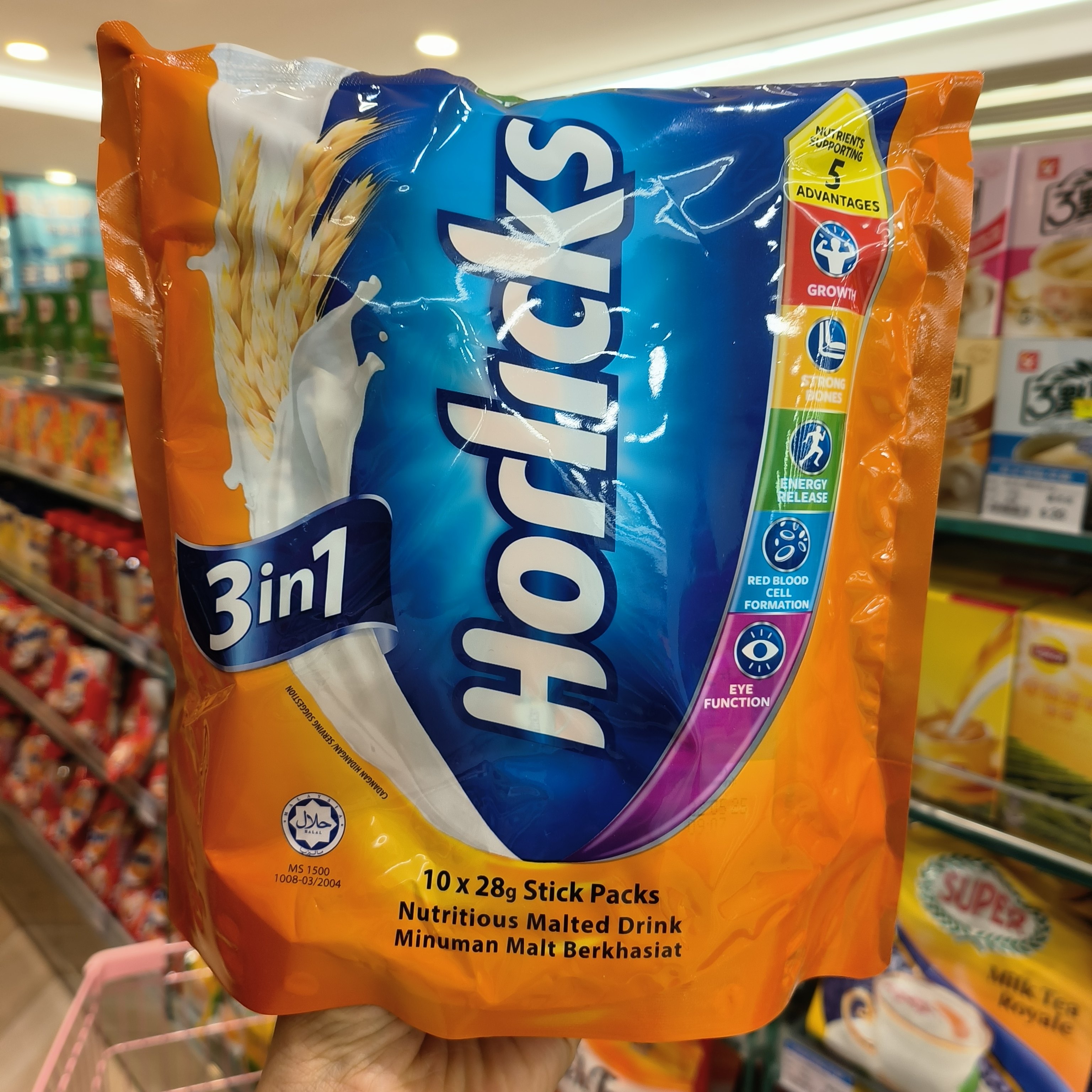 25年必買！馬來西亞Horlicks好立克3合1早餐沖泡飲料，