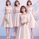 Платье подружки невесты, вечернее платье, летняя юбка, цвета шампанского, подходит для подростков