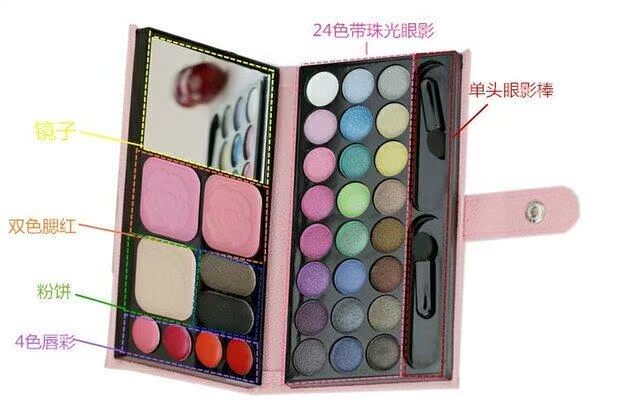 若 蔻 Net túi da màu đỏ phấn mắt ngọc trai bảng màu trang điểm kết hợp trọn bộ set đồ mới bắt đầu mỹ phẩm trang điểm mắt phấn mắt naked