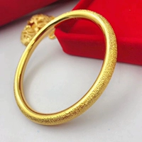 Lâu lâu không phai cát vàng trang sức chính hãng 999 đồng euro Việt Nam mạ vàng mô phỏng giả 24K vòng tay vàng trang sức nhẫn vòng cẩm thạch bọc vàng