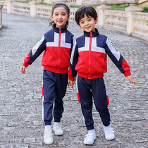 Primary and secondary school class clothes two-piece childrens college style school uniform Kindergarten garden clothes spring and autumn clothes Teacher sportswear