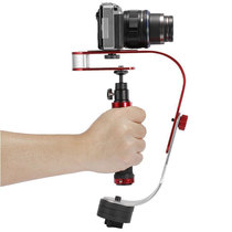 Single-counter camera handlebar bow-type handheld stabilizer micro-single arched stabilizer phone stabilizer black red