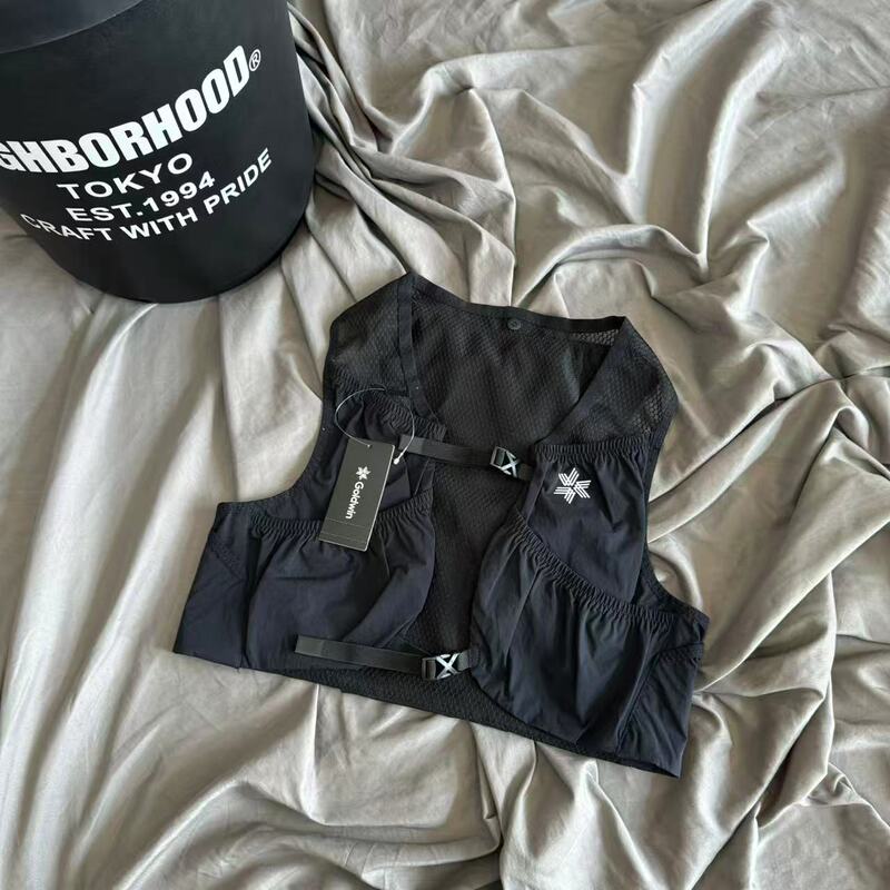 Japanese-Style Trendy Gdw Lightweight Shoulder Crossbody Running Vest Backpack Storage for Men and Women Cycling