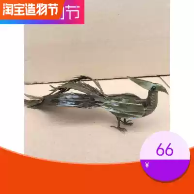 Straw animal Brown weaving Phoenix Changsha non-heritage traditional handicraft area folk hand art to send foreigners