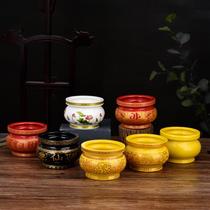 Ceramic incense burner size ancestral hall household aromatherapy furnace supplies for Buddha insert incense burner to worship backflow