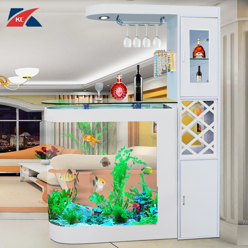 Screen fish tank integrated glass eco-free replacement aquarium bottom filter home 1 2 meters medium and large European-style living room