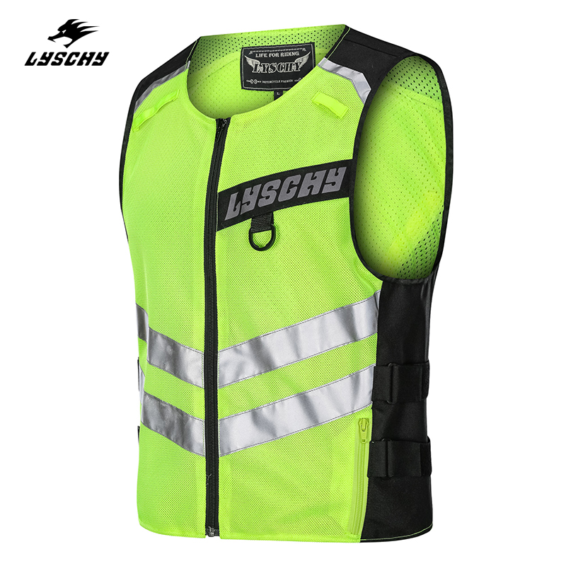 LYSCHY thunder-wing locomotive riding vest vest breathable wear-resistant reflective night light-emitting locomotive motorcycle travel equipment