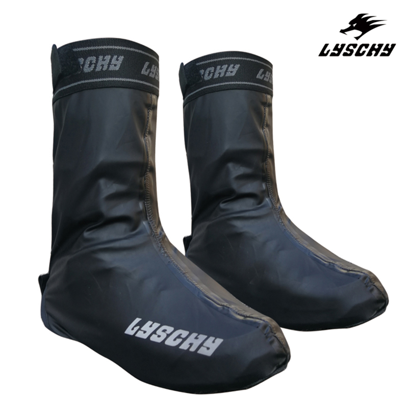 LYSCHY thunder-wing motorcycle riding waterproof shoe cover rain-proof anti-slip windproof straight adjustment reflective wear-resistant elastic