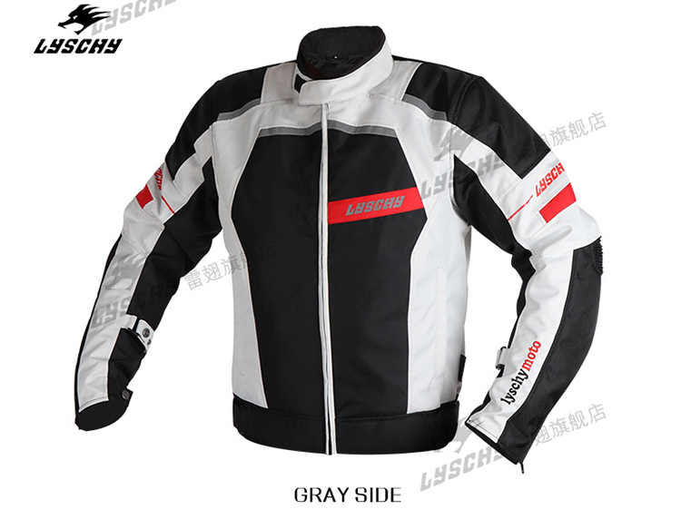 LYSCHY Xe máy cánh sấm Jersey phù hợp với đàn ông Bốn mùa di động Chống nước và chống vỡ Hiệp sĩ đầu máy xe lửa - Xe máy Rider thiết bị đai quấn đầu gối