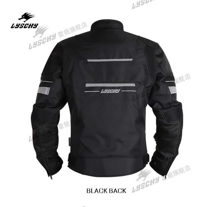LYSCHY Xe máy cánh sấm Jersey phù hợp với đàn ông Bốn mùa di động Chống nước và chống vỡ Hiệp sĩ đầu máy xe lửa - Xe máy Rider thiết bị đai quấn đầu gối