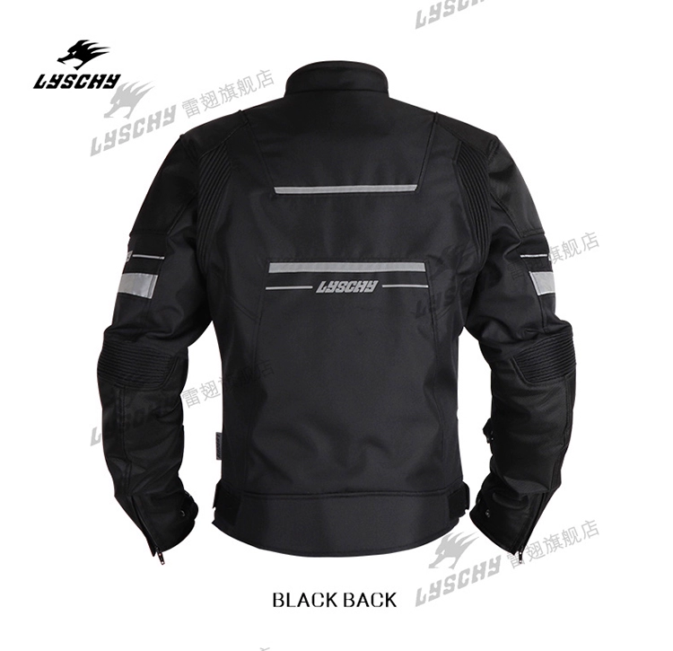 LYSCHY Xe máy cánh sấm Jersey phù hợp với đàn ông Bốn mùa di động Chống nước và chống vỡ Hiệp sĩ đầu máy xe lửa - Xe máy Rider thiết bị
