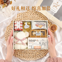 Birthday present practical delivery of female bestie boyfriends gift box with small crowdsourced and advanced companion bridesmaids bridesmaids