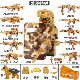 Military Building Blocks, Military Figures, City Police, Special Forces, Swat Mini-Figures, Ninjago, Assembled Boy Toys