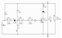 Touch delay circuit (Fujian Secondary Vocational Electronic Skills College Entrance Examination Training Kit) supports customization