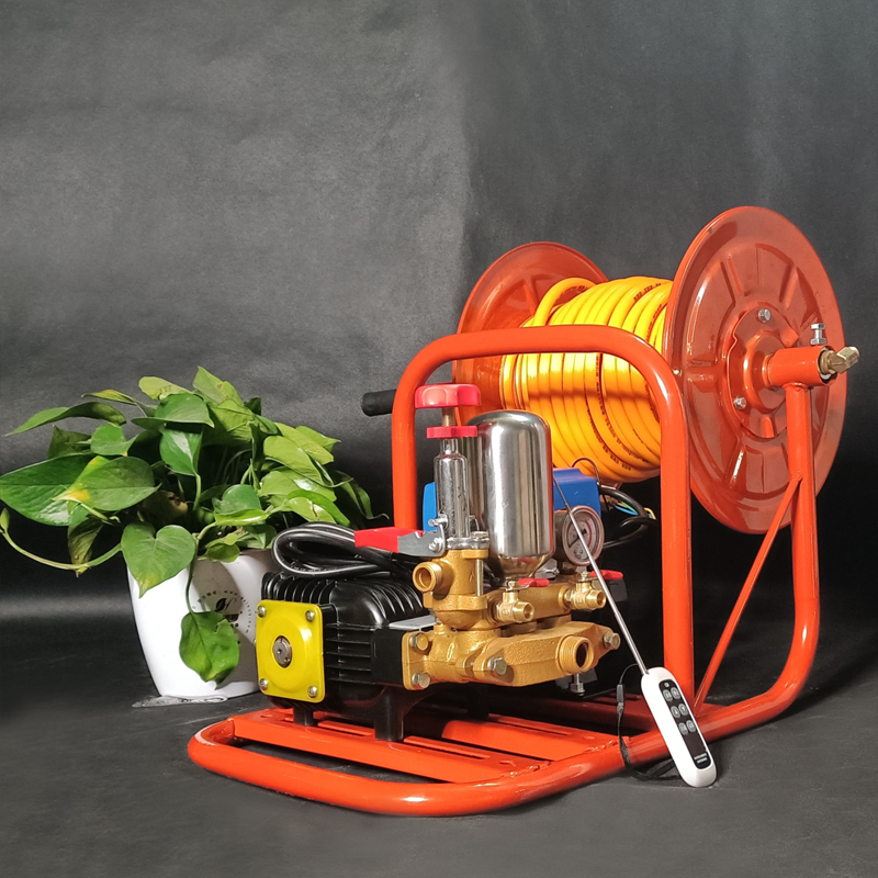 Portable 48v Electric Spray Machine High Pressure Agricultural Petrol Fruit Tree Spray Pesticide Three-Cylinder Plunger Pump Orchard Nebulizer