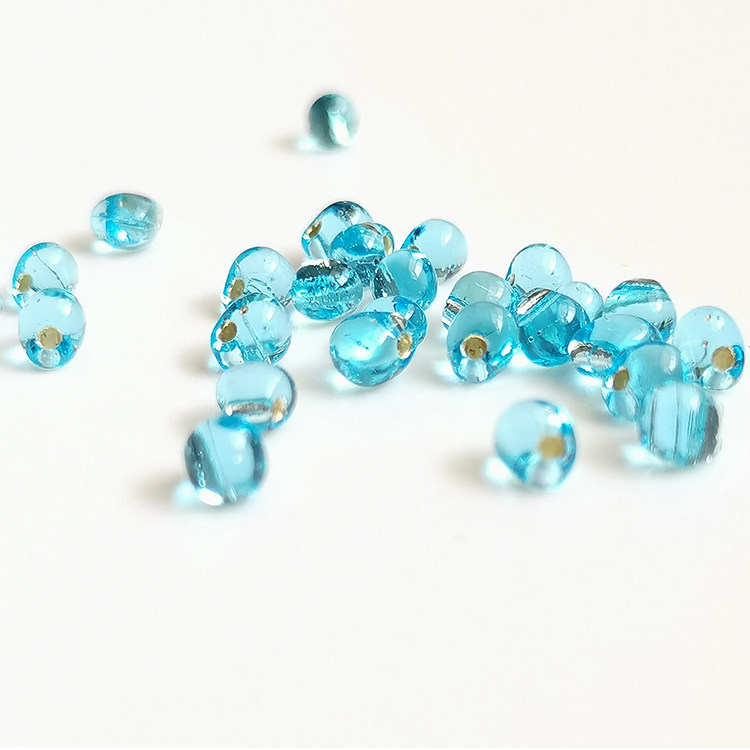 Water drop high-quality embroidery beads handmade diy French jewelry accessories cross painting loose beads beaded rice beads material